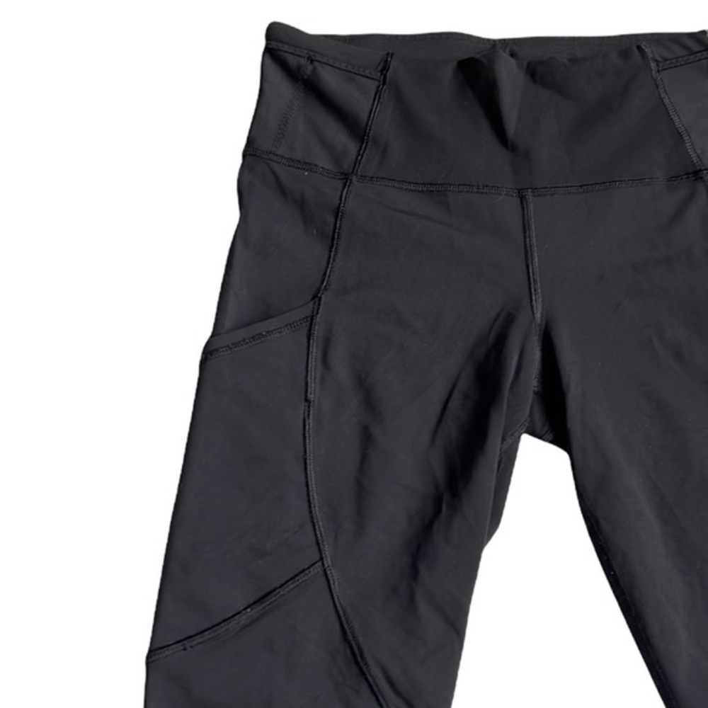 Lululemon Outrun 17" Crop Leggings Black Size 6 - Picture 7 of 13